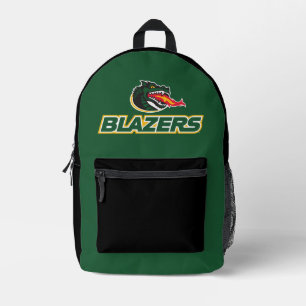 UAB Blazers Dragon and "BLAZERS" Logo Printed Backpack