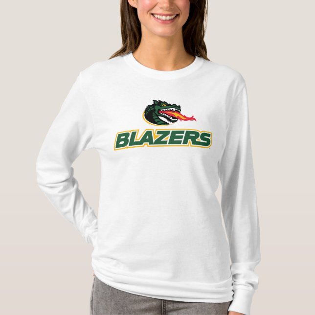 UAB Blazers Dragon and "BLAZERS" Logo T-Shirt (Front)