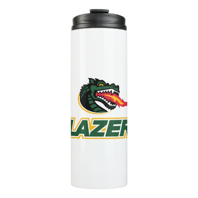 UAB Blazers Dragon and "BLAZERS" Logo Thermal Tumbler (Front)