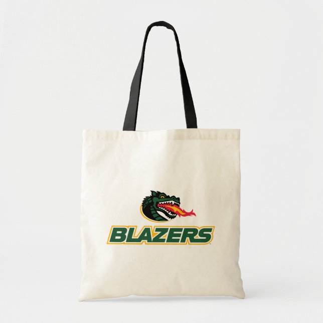 UAB Blazers Dragon and "BLAZERS" Logo Tote Bag (Front)