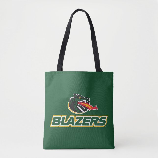 UAB Blazers Dragon and "BLAZERS" Logo Tote Bag (Front)