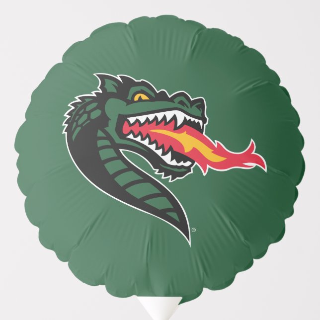 UAB Blazers Fire-Breathing Dragon Mascot Logo Balloon (Front)