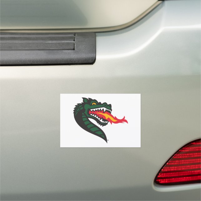 UAB Blazers Fire-Breathing Dragon Mascot Logo Car Magnet (In Situ)