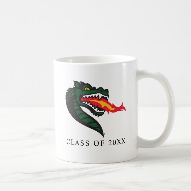 UAB Blazers Fire-Breathing Dragon Mascot Logo Coffee Mug (Right)