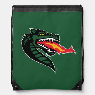 UAB Blazers Fire-Breathing Dragon Mascot Logo Drawstring Bag