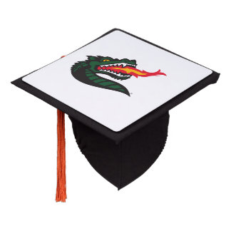 UAB Blazers Fire-Breathing Dragon Mascot Logo Graduation Cap Topper