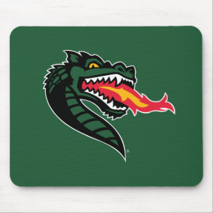 UAB Blazers Fire-Breathing Dragon Mascot Logo Mouse Pad