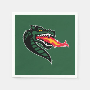 UAB Blazers Fire-Breathing Dragon Mascot Logo Napkins
