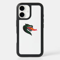 UAB Blazers Fire-Breathing Dragon Mascot Logo