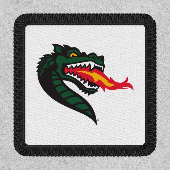 UAB Blazers Fire-Breathing Dragon Mascot Logo Patch (Front)