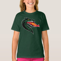 UAB Blazers Fire-Breathing Dragon Mascot Logo