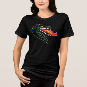 UAB Blazers Fire-Breathing Dragon Mascot Logo Tri-Blend Shirt