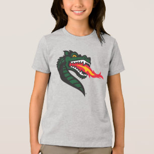 UAB Blazers Fire-Breathing Dragon Mascot Logo Tri-Blend Shirt