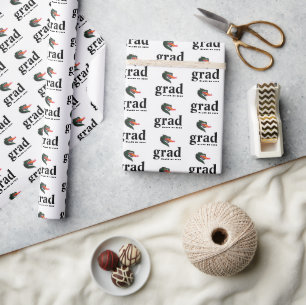 UAB Blazers Fire-Breathing Dragon Mascot Logo Wrapping Paper