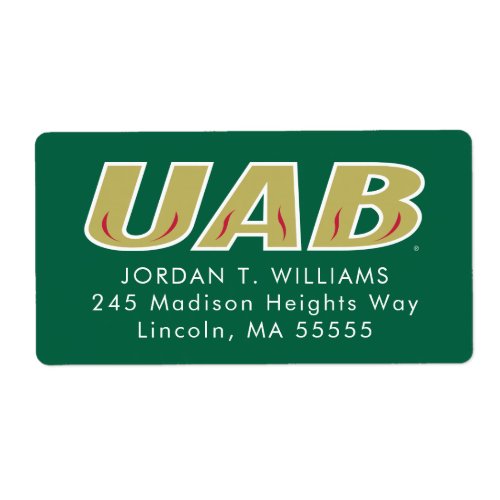 UAB Blazers Graduate Label