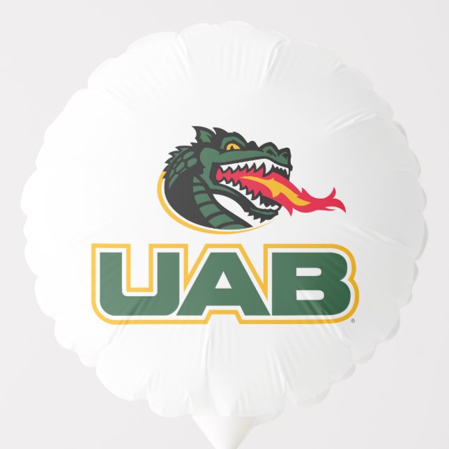 UAB Blazers Logo Dragon Mascot Balloon (Front)