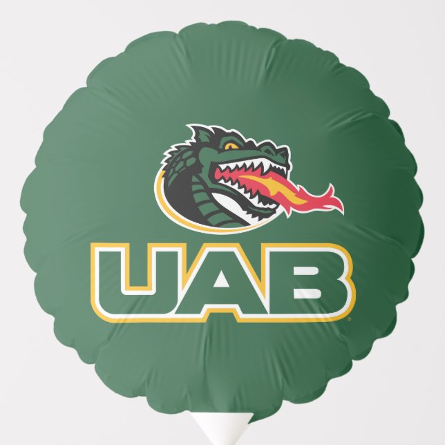 UAB Blazers Logo Dragon Mascot Balloon (Front)