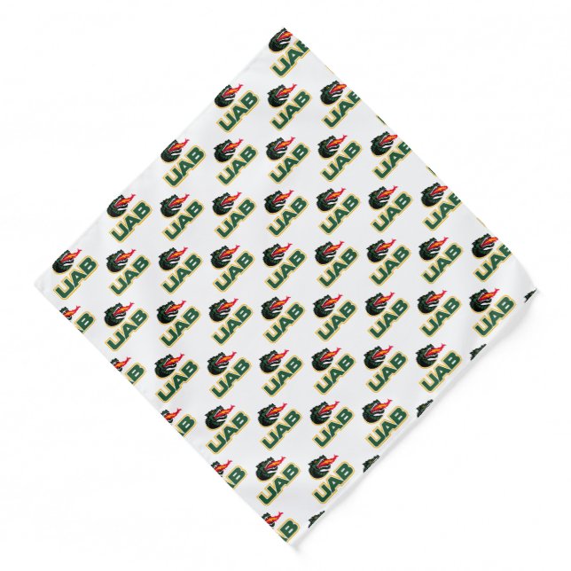 UAB Blazers Logo Dragon Mascot Bandana (Front)