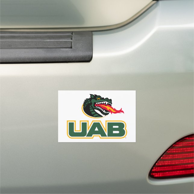 UAB Blazers Logo Dragon Mascot Car Magnet (In Situ)