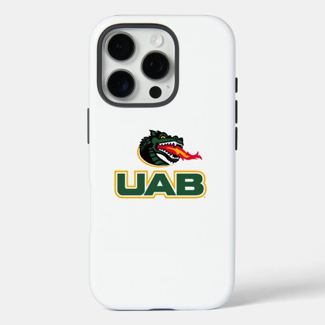 UAB Blazers Logo Dragon Mascot Case-Mate iPhone Case (Back)