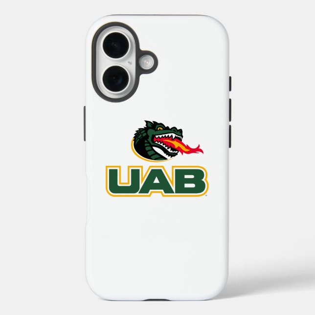 UAB Blazers Logo Dragon Mascot Case-Mate iPhone Case (Back)