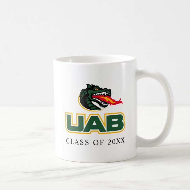 UAB Blazers Logo Dragon Mascot Coffee Mug (Right)