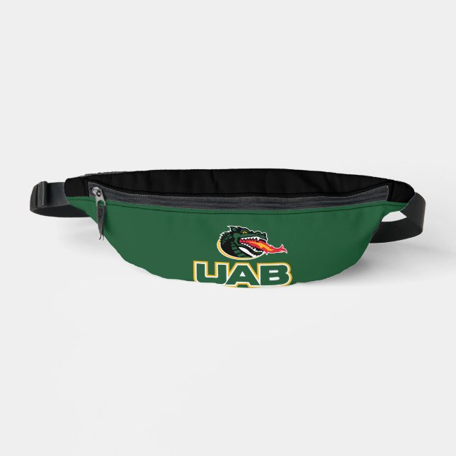 UAB Blazers Logo Dragon Mascot Fanny Pack (Front)