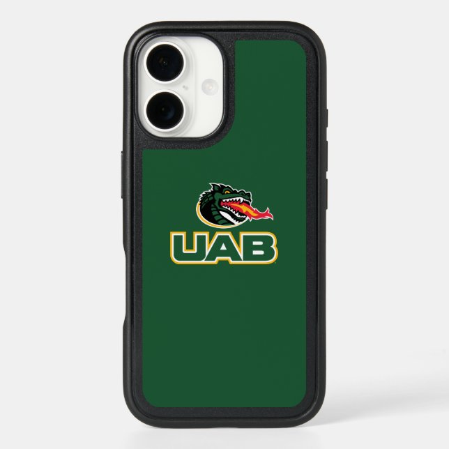 UAB Blazers Logo Dragon Mascot Otterbox iPhone Case (Back)