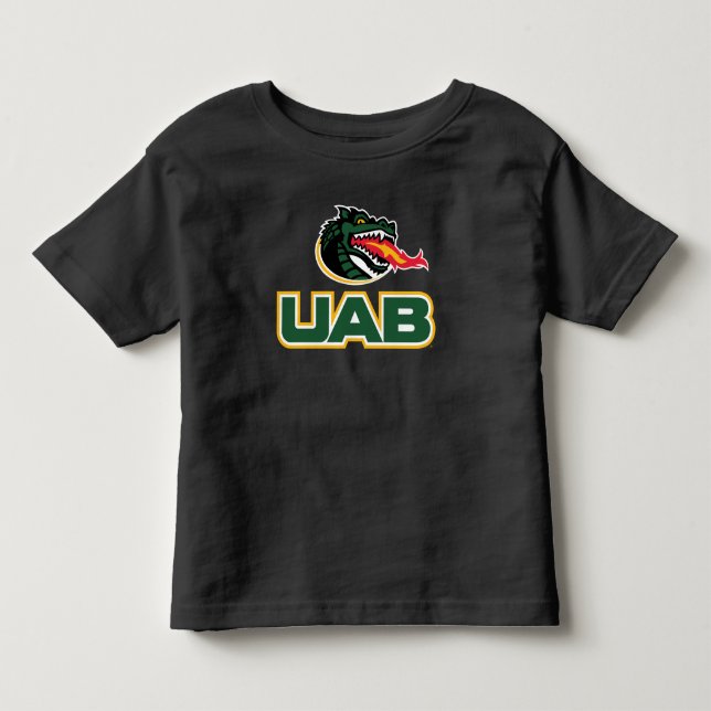 UAB Blazers Logo Dragon Mascot Toddler T-shirt (Front)