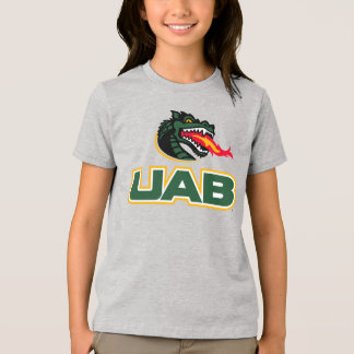 UAB Blazers Logo Dragon Mascot Tri-Blend Shirt