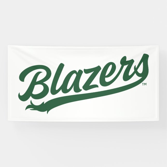 UAB Blazers Official Script Logo Banner (Horizontal)