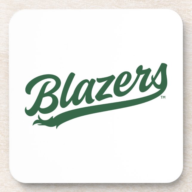 UAB Blazers Official Script Logo Beverage Coaster (Front)