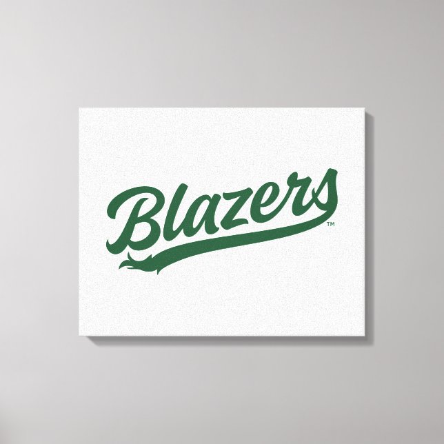 UAB Blazers Official Script Logo Canvas Print (Front)