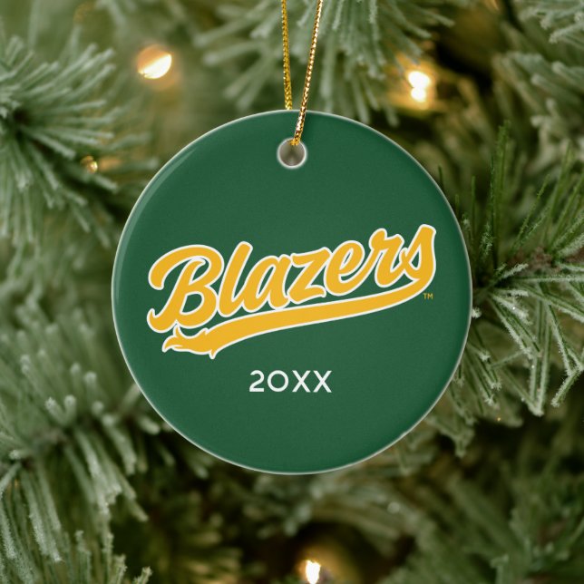 UAB Blazers Official Script Logo Ceramic Ornament (Tree)