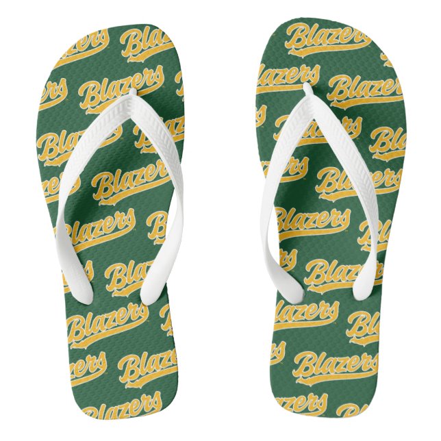 UAB Blazers Official Script Logo Flip Flops (Footbed)