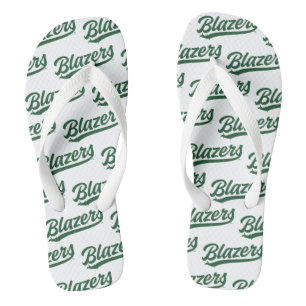 UAB Blazers Official Script Logo Flip Flops