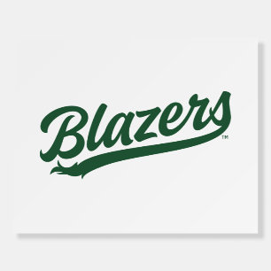 UAB Blazers Official Script Logo Foam Board