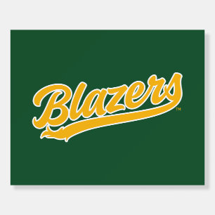 UAB Blazers Official Script Logo Foam Board