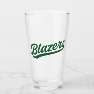 UAB Blazers Official Script Logo Glass