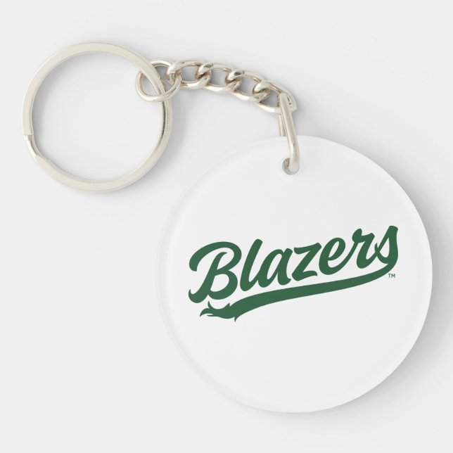 UAB Blazers Official Script Logo Keychain (Front)