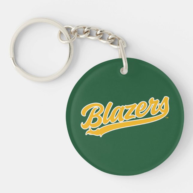 UAB Blazers Official Script Logo Keychain (Front)