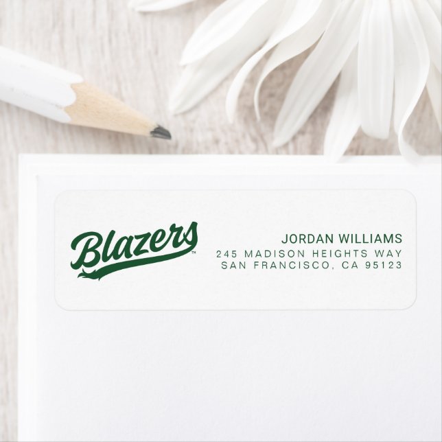 UAB Blazers Official Script Logo Label (Insitu)