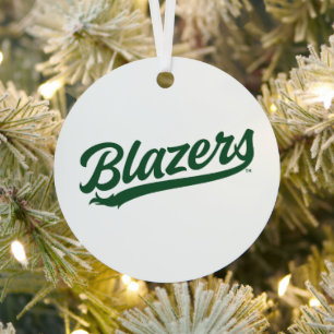UAB Blazers Official Script Logo Metal Ornament
