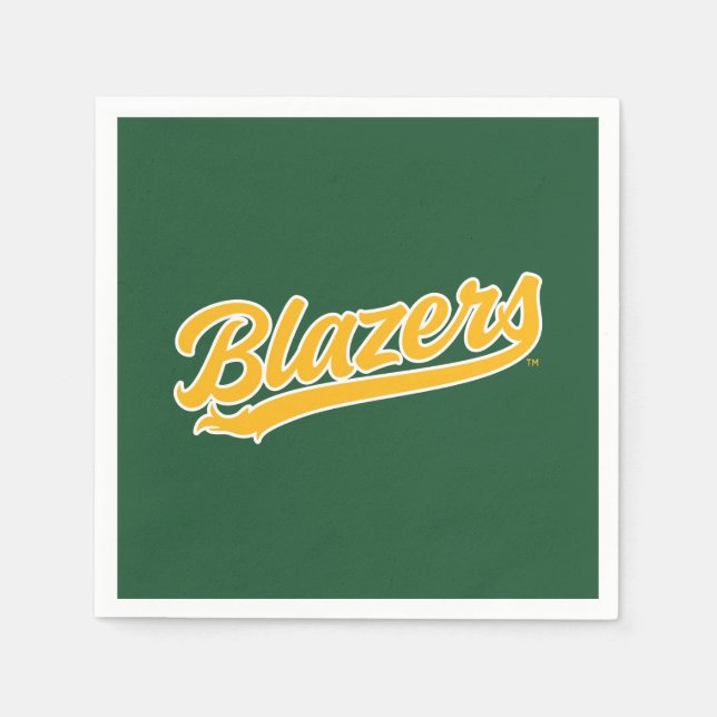 UAB Blazers Official Script Logo Napkins (Front)