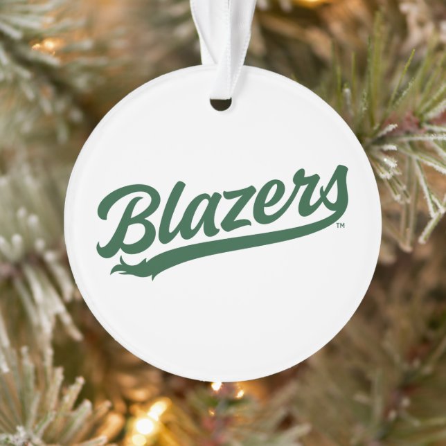 UAB Blazers Official Script Logo Ornament (Tree)