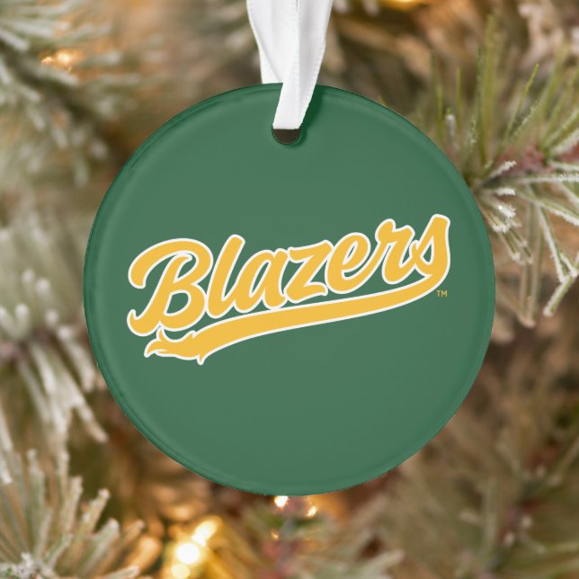UAB Blazers Official Script Logo Ornament (Tree)
