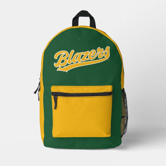 UAB Blazers Official Script Logo Printed Backpack (Front)