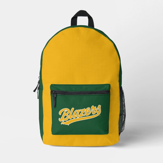 UAB Blazers Official Script Logo Printed Backpack (Front)