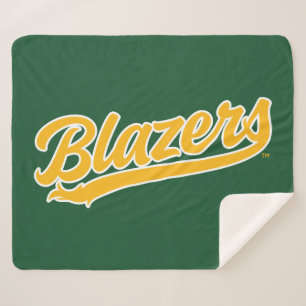 UAB Blazers Official Script Logo Sherpa Blanket