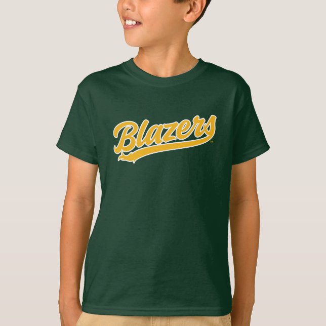 UAB Blazers Official Script Logo T-Shirt (Front)